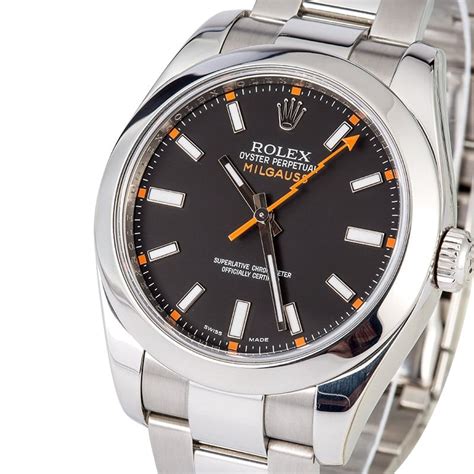 rolex milgauss veccgio|rolex milgauss price used.